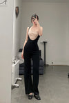 SWAYING/KNIT contrasting color silk tank vest SW23SS1T29 PS59